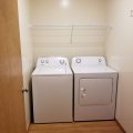 Each home has a washer and dryer already installed.